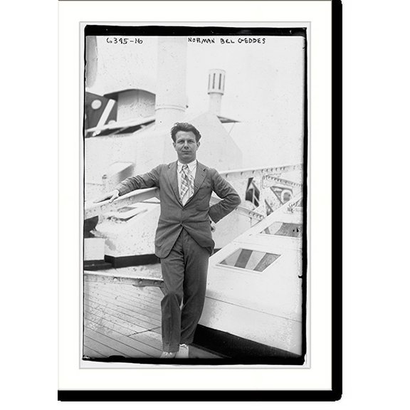 Historic Print, Norman Bell Geddes - 2, 18" x 24"