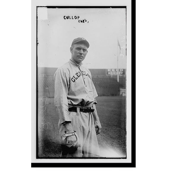 Historic Print, Norman "Nick" Cullop, Cleveland AL, at Polo Grounds, NY (baseball), 16" x 20"