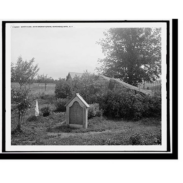 Historic Print, North Elba, John Brown's grave, Adirondack Mts., N.Y