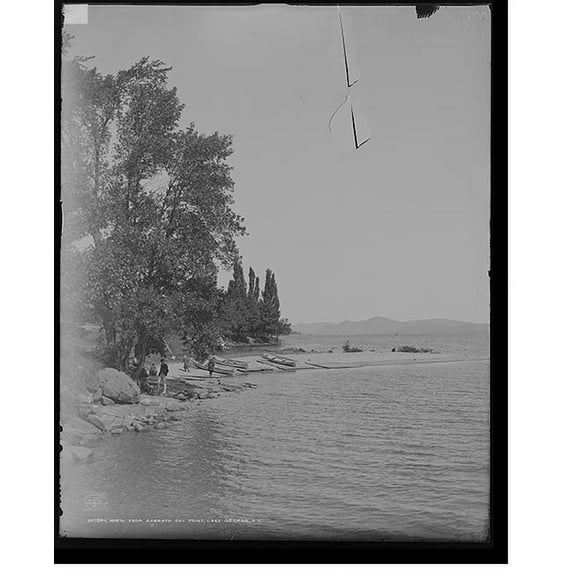 Historic Print, North from Sabbath Day Point, Lake George, N.Y., 18" x 24"