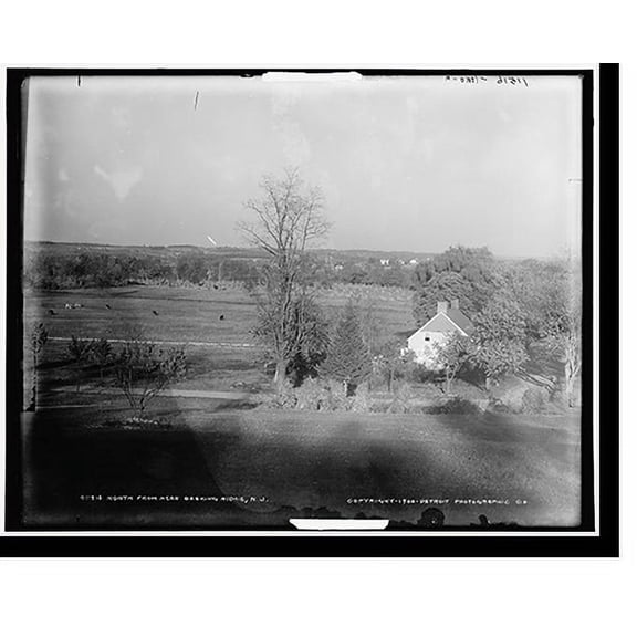 Historic Print, North from near Basking Ridge, N.J. - 2, 16" x 20"