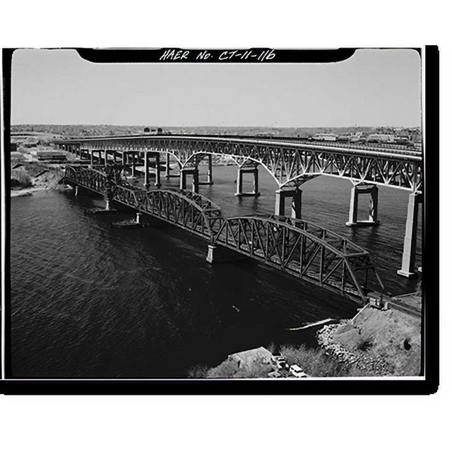Historic Print, Northeast Railroad Corridor, Amtrak Route between New