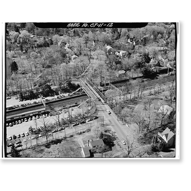 Historic Print, Northeast Railroad Corridor, Amtrak Route between New