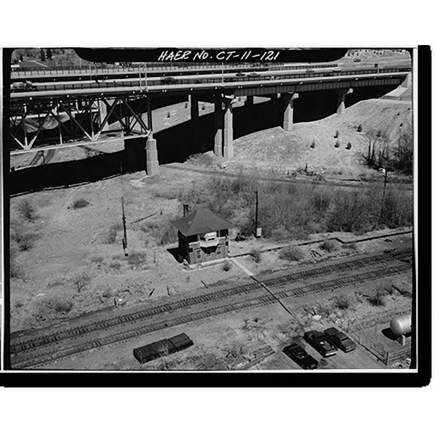 Historic Print, Northeast Railroad Corridor, Amtrak Route between New