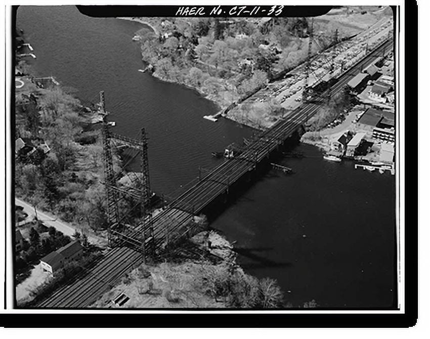 Historic Print, Northeast Railroad Corridor, Amtrak Route between New