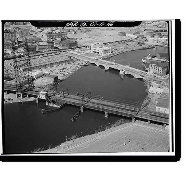 Historic Print, Northeast Railroad Corridor, Amtrak Route between New