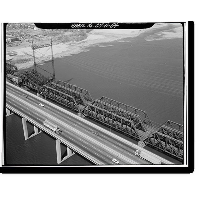 Historic Print, Northeast Railroad Corridor, Amtrak Route between New