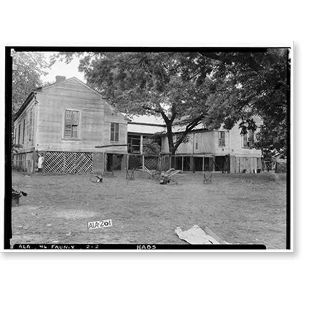 Historic Print, Norwood Plantation, County Road 54, Faunsdale vicinity