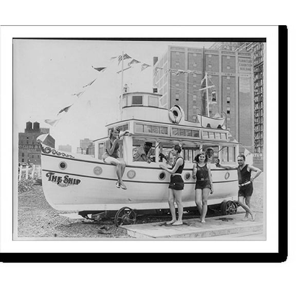 Historic Print, Novel refreshment shop, 16" x 20"