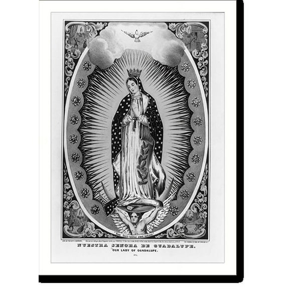 Historic Print, Nuestra senora de Guadalupe: our lady of Guadalupe, 16" x 20"