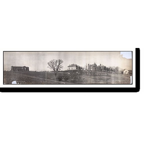 Historic Print, OH 1914 New Concord Muskingum College PHOTO, Width 11" x Length 49"