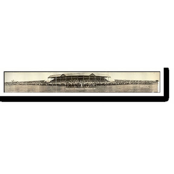 Historic Print, OR 1911 First day, Pendleton Round Up PHOTO, Width 11" x Length 49"