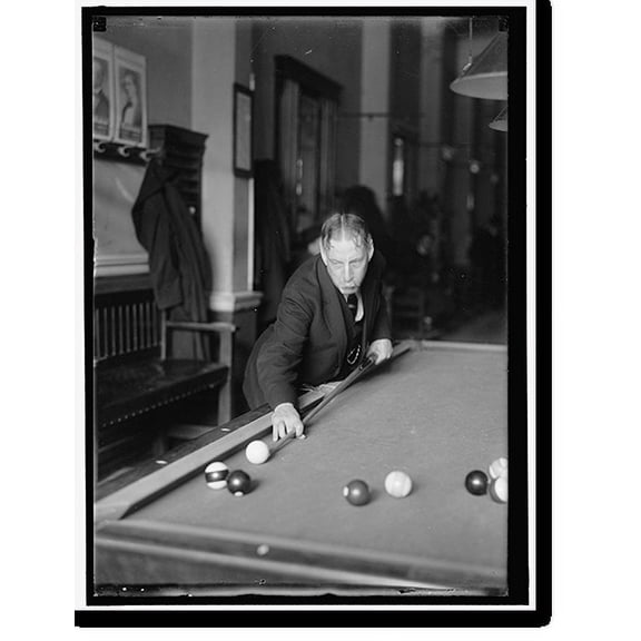 Historic Print, ORO, ALFREDO DE. WORLD CHAMPION BILLIARD PLAYER - 2, 18" x 24"