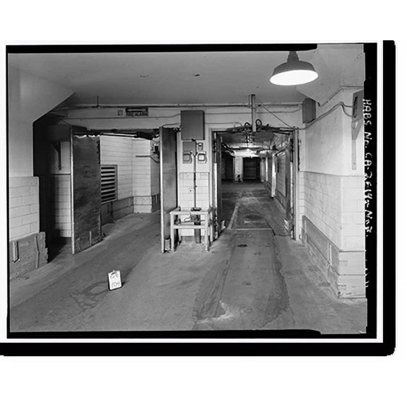 Historic Print, Oakland Naval Supply Center, Cold Storage Warehouse, South of C Street between First & Second Street, Oakland, Alameda County, CA - 7, 18" x 24"