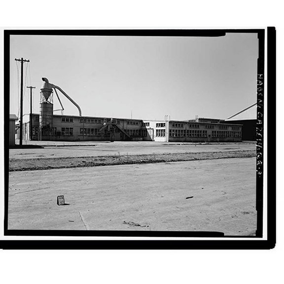 Historic Print, Oakland Naval Supply Center, Lumber Storage & Box Factory, East of Fifth Street, between H & I Streets, Oakland, Alameda County, CA - 3, 16" x 20"