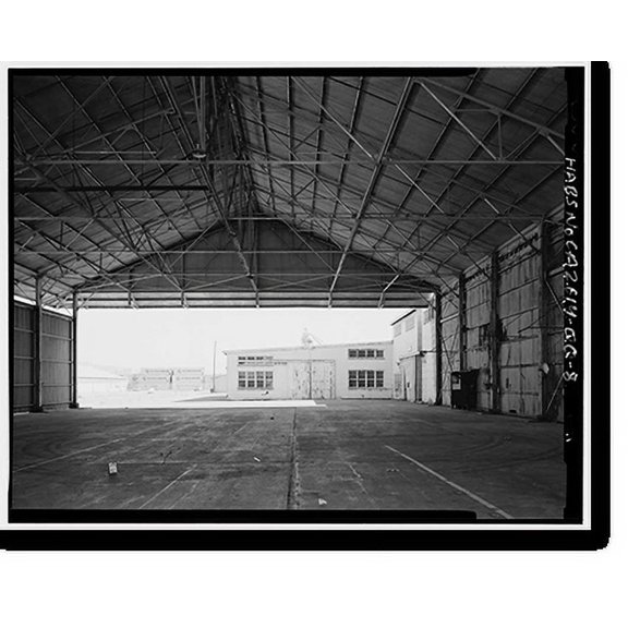 Historic Print, Oakland Naval Supply Center, Lumber Storage & Box Factory, East of Fifth Street, between H & I Streets, Oakland, Alameda County, CA - 8, 18" x 24"
