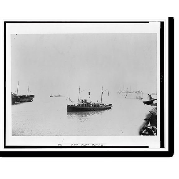 Historic Print, Off Port Ponce, 16" x 20"