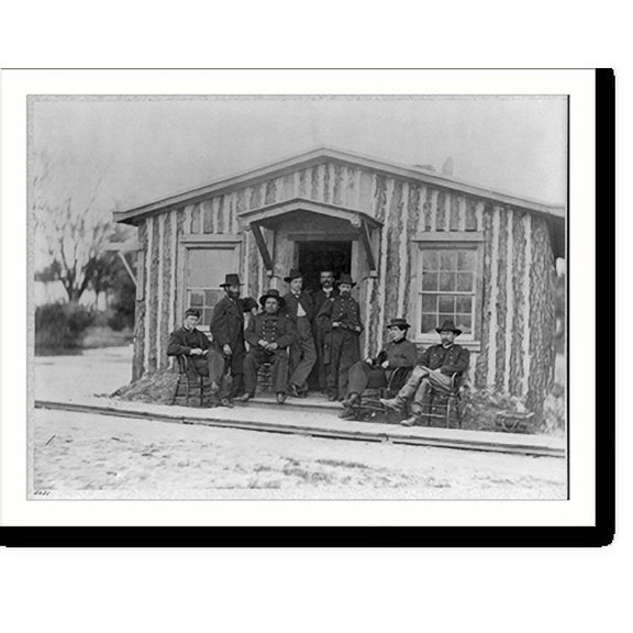 Historic Print, Officers of General Grant's staff, City Point, Va., 18" x 24"