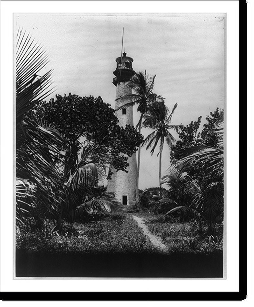 Historic Print, Old Cape Florida Light House, 16" x 20"