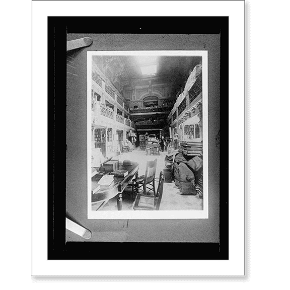 Historic Print, Old Capitol library, 18" x 24"
