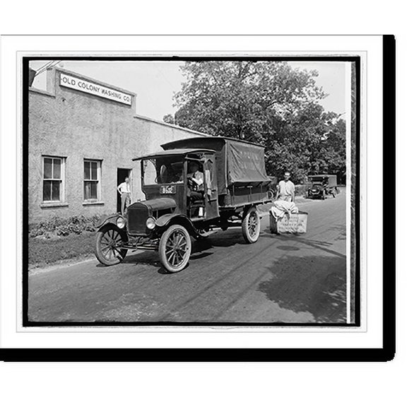 Historic Print, Old Colony Ldy.[Laundry], Ford Motor Co., 18" x 24"