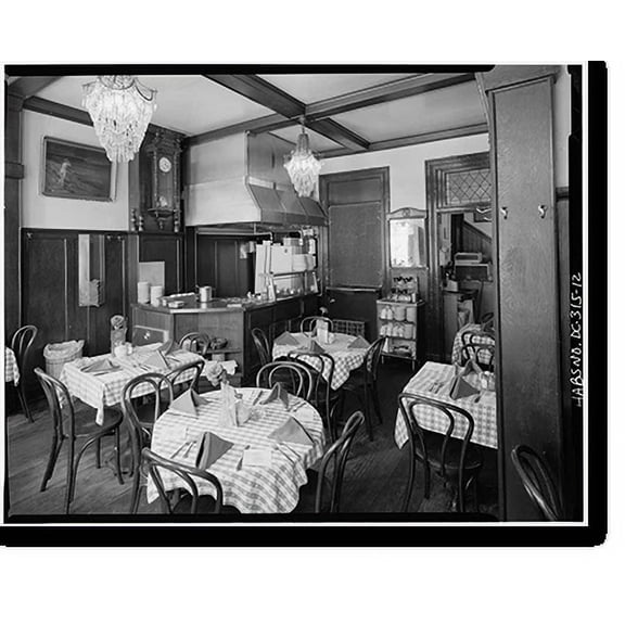 Historic Print, Old Ebbitt Grill, 1427 F Street Northwest, Washington, District of Columbia, DC - 12, 18" x 24"