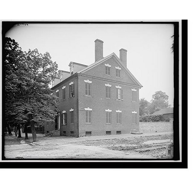 Historic Print, Old Loyd [i.e. Lloyd] House, Alexandria, Va., 16" x 20