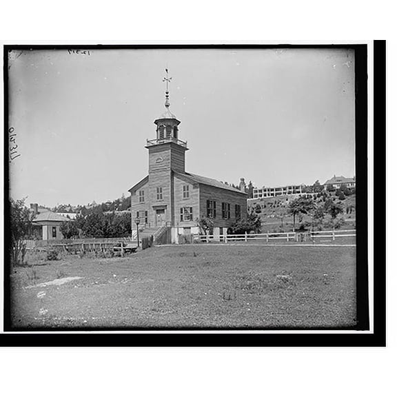 Historic Print, Old Mission Church, Mackinac Island, 18" x 24"