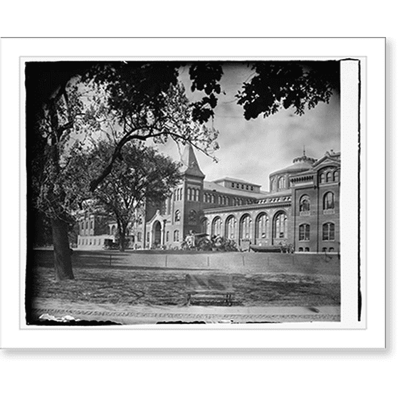 Historic Print, Old Nat. Museum, 18" x 24"