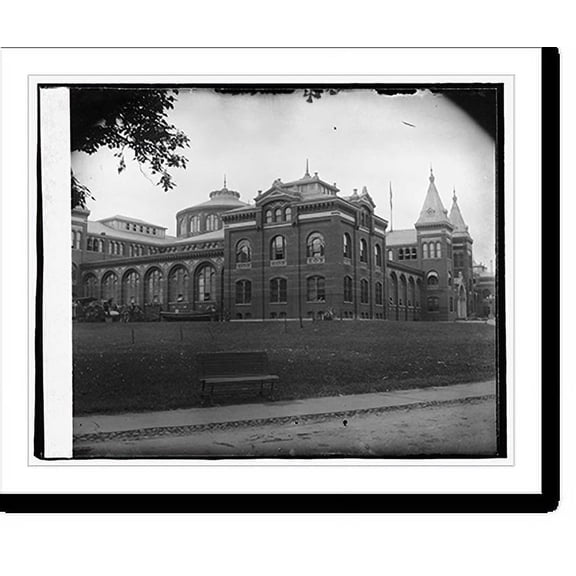 Historic Print, Old National Museum, 16" x 20"