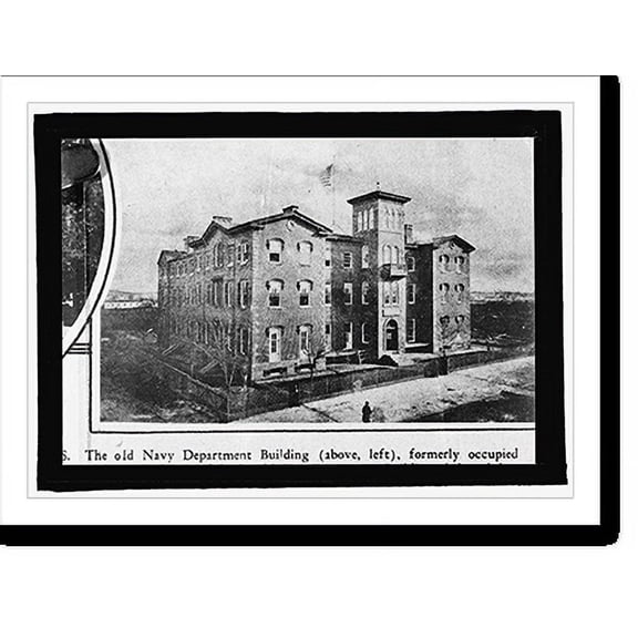 Historic Print, Old Navy Dept. Bldg., 16" x 20"