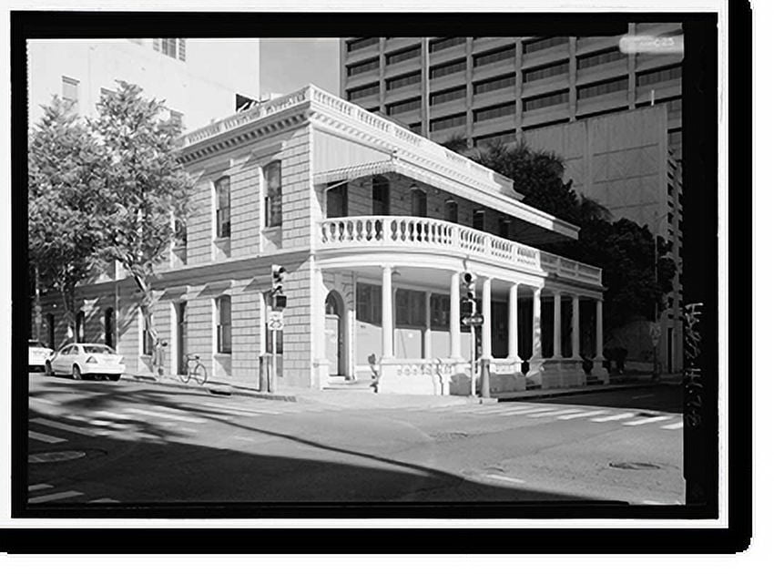 Historic Print, Old Post Office, Merchant & Bethel Streets, Honolulu