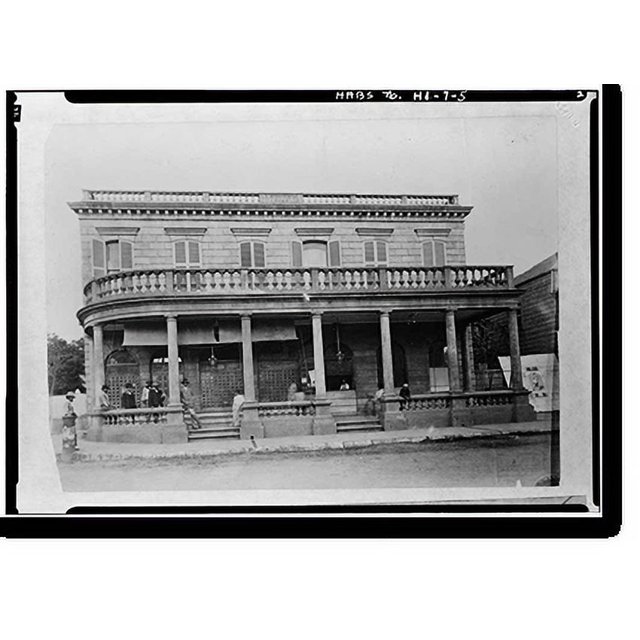 Historic Print, Old Post Office, Merchant & Bethel Streets, Honolulu