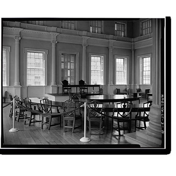 Historic Print, Old State House, Main Street & Central Row, Hartford, Hartford County, CT - 10, 18" x 24"