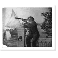 thumbnail image 1 of Historic Print, [Old man looking through spyglass], 18" x 24", 1 of 3