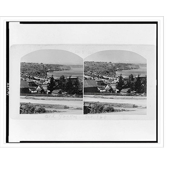 Historic Print, Old town, 18" x 24"