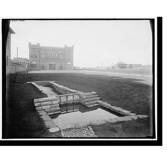 Historic Print, [Old traders' lock, Sault Ste. Marie, Ont.], 16" x 20"