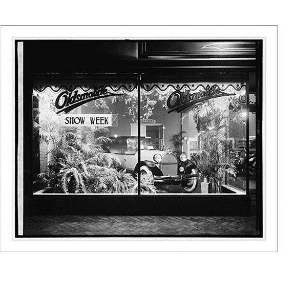 Historic Print, Oldsmobile window - 2, 18" x 24"
