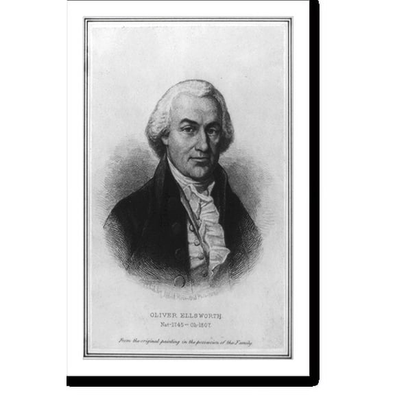 Historic Print, Oliver Ellsworth, 1745-1807 - 3, 16" x 20"