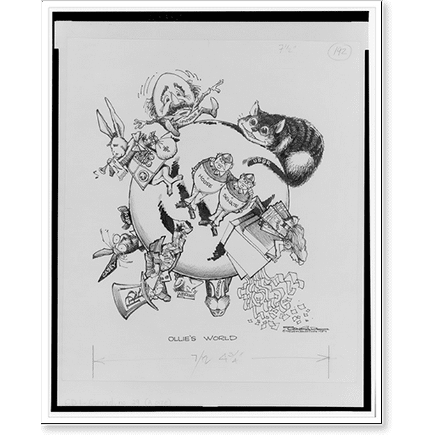 Historic Print, Ollie's world, 16" x 20"