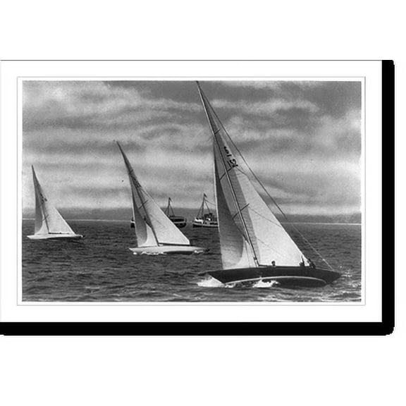 Historic Print, [Olympic games, Berlin - sailing race (6-m-R class)], 16" x 20"