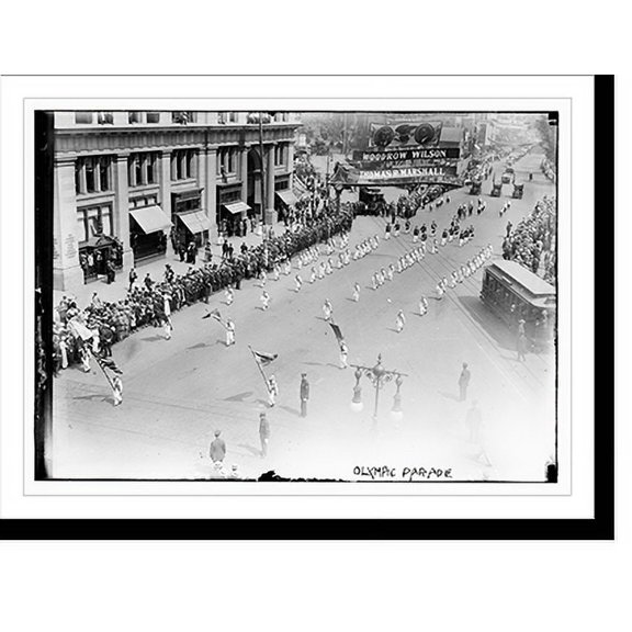 Historic Print, Olympic parade - 2, 18" x 24"