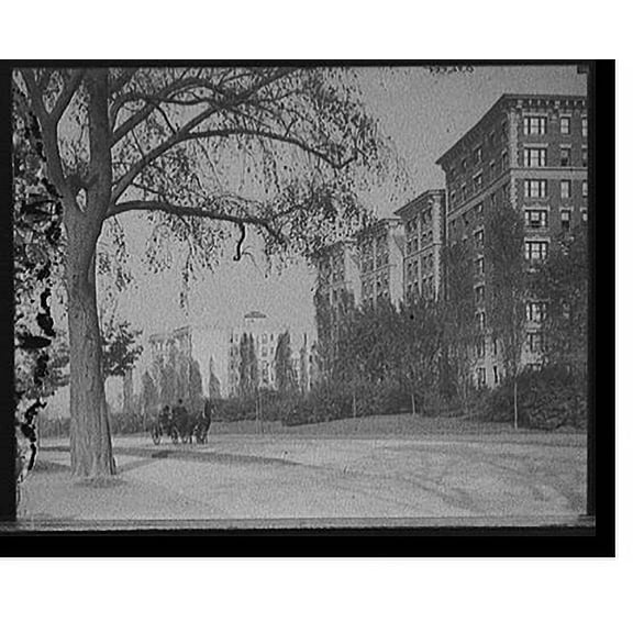 Historic Print, [On Riverside Drive, New York, N.Y.], 16" x 20"