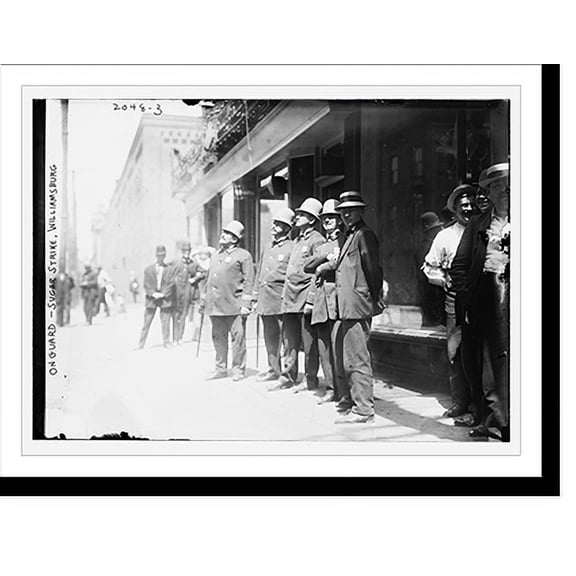 Historic Print, On guard, sugar strike, Williamsburg, 16" x 20"