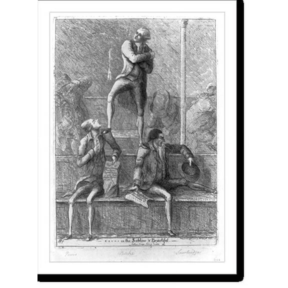 Historic Print, On the Sublime & Beautiful, 18" x 24"