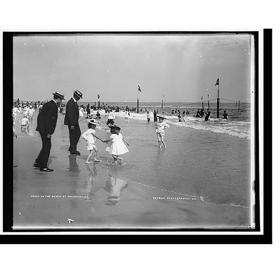Historic Print, On the beach at Rockaway, N.Y. - 2, 18" x 24"