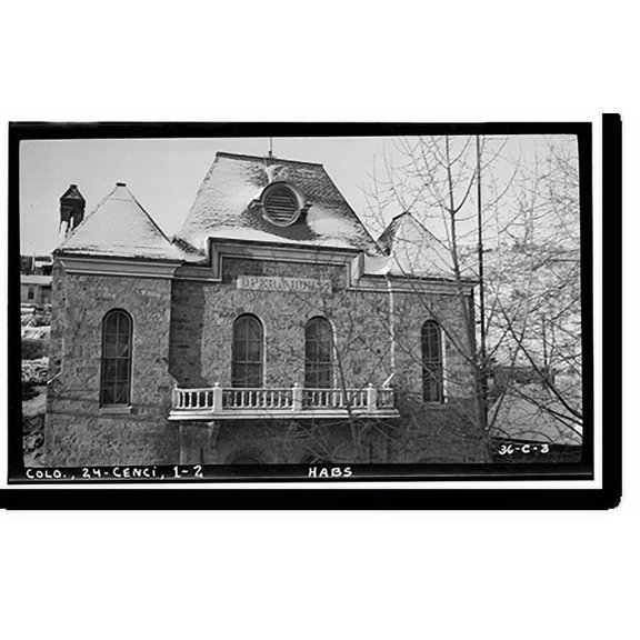 Historic Print, Opera House, Central City, Gilpin County, CO - 2, 18" x 24"