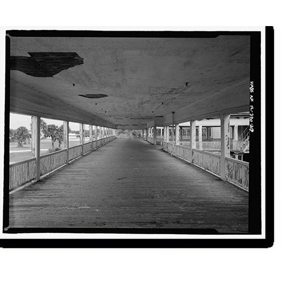 Historic Print, Ormond Hotel, 15 East Granada, Ormond Beach, Volusia County, FL - 27, 16" x 20"