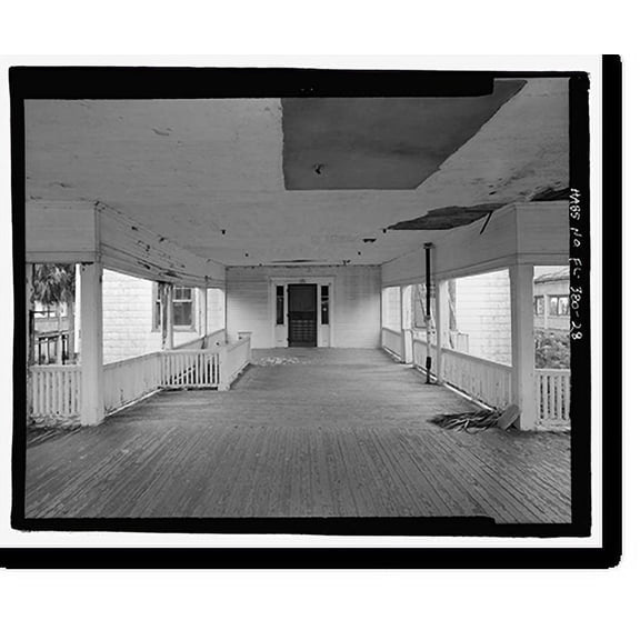 Historic Print, Ormond Hotel, 15 East Granada, Ormond Beach, Volusia County, FL - 28, 18" x 24"