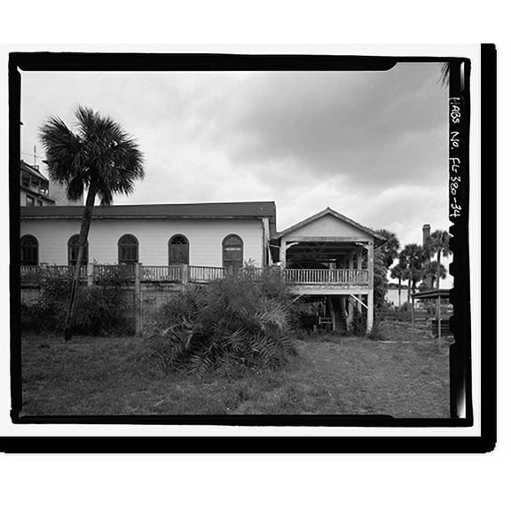 Historic Print, Ormond Hotel, 15 East Granada, Ormond Beach, Volusia County, FL - 34, 16" x 20"